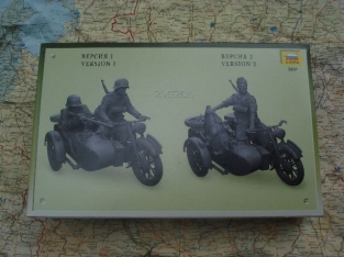 ZVE3607  German Motorcycle R-12 with Sidecar